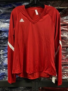 Adidas Quickset Volleyball Jersey Long Sleeve Women’s XL Red NWT